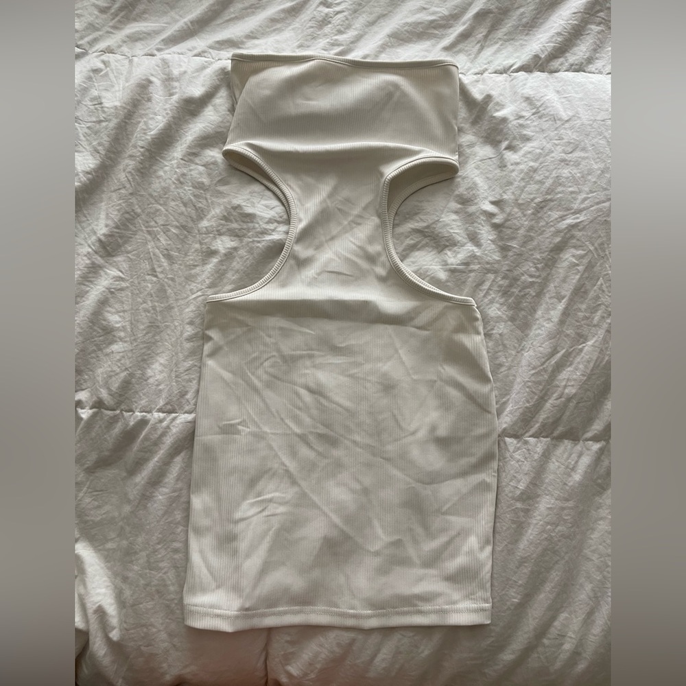 Edikted white cut out dress